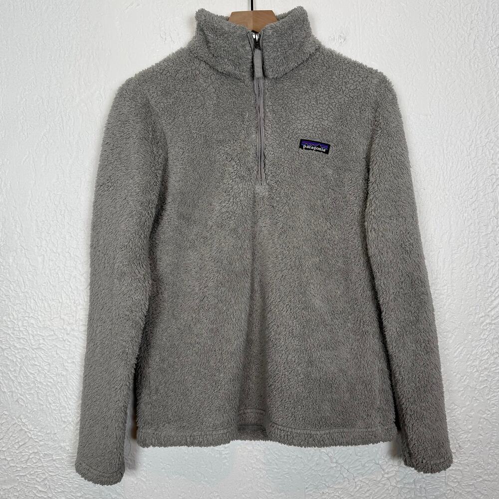 Patagonia Women's Los Gatos 1/4-Zip Fleece Pullover Grey Size Medium